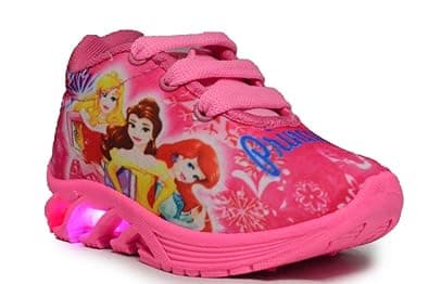 BUNNIES Baby Girls LED Leight Indian Walking Shoe (1 Years to 13 Years) Pink