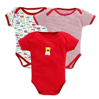 EIO New Born Baby Multi-Color Cotton Sleep Suit Romper Body Jumpsuti Body Suit for Boys and Girls Set