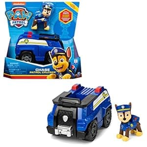 Paw Patrol Chase Patrol Cruiser Vehicle With Collectible Figure, For Kids Aged 3 And Up, Multicolor (6061799)