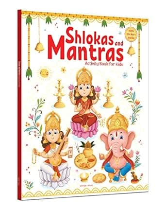 Shlokas and Mantras - Activity Book For Kids - Illustrated Book With Engaging Activities and Sticker Sheets