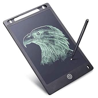 Graphene LCD Writing Pad, 8.5-Inch Educational Toy for Kids and Adults, Ideal for School, Office, and Rough Work, Erase Notes with a Simple Button, Lightweight and Portable Design