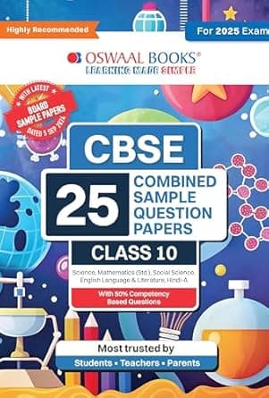 Oswaal CBSE 25 Combined Sample Question papers Class 10 Books Science Mathematics Standard Social Science English Language and Literature Hindi-A (For 2025 Exam)