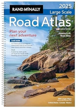 Rand McNally Large Scale Road Atlas 2025