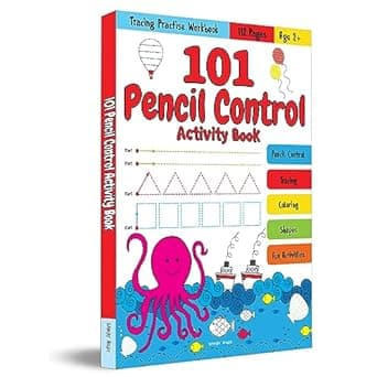 101 Pencil Control Activity Book For Kids: Tracing Practise Book Age 2+