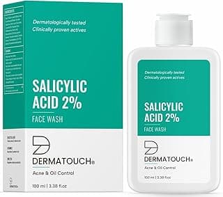 DERMATOUCH Salicylic Acid 2% Face Wash | For Acne & Oil Control | Suitable to All Skin Types | For both Men & Women | 100ML