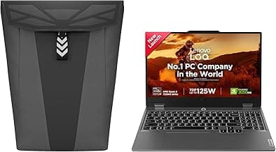 Lenovo LOQ 2024 AMD Ryzen 5 7235HS 15.6" (39.6cm) 144Hz 300Nits FHD IPS Gaming Laptop (12GB/512GB SSD/Win/NVIDIA RTX 3050 6GB/Grey/2.4Kg), 83JC0031IN +GB400 Backpack